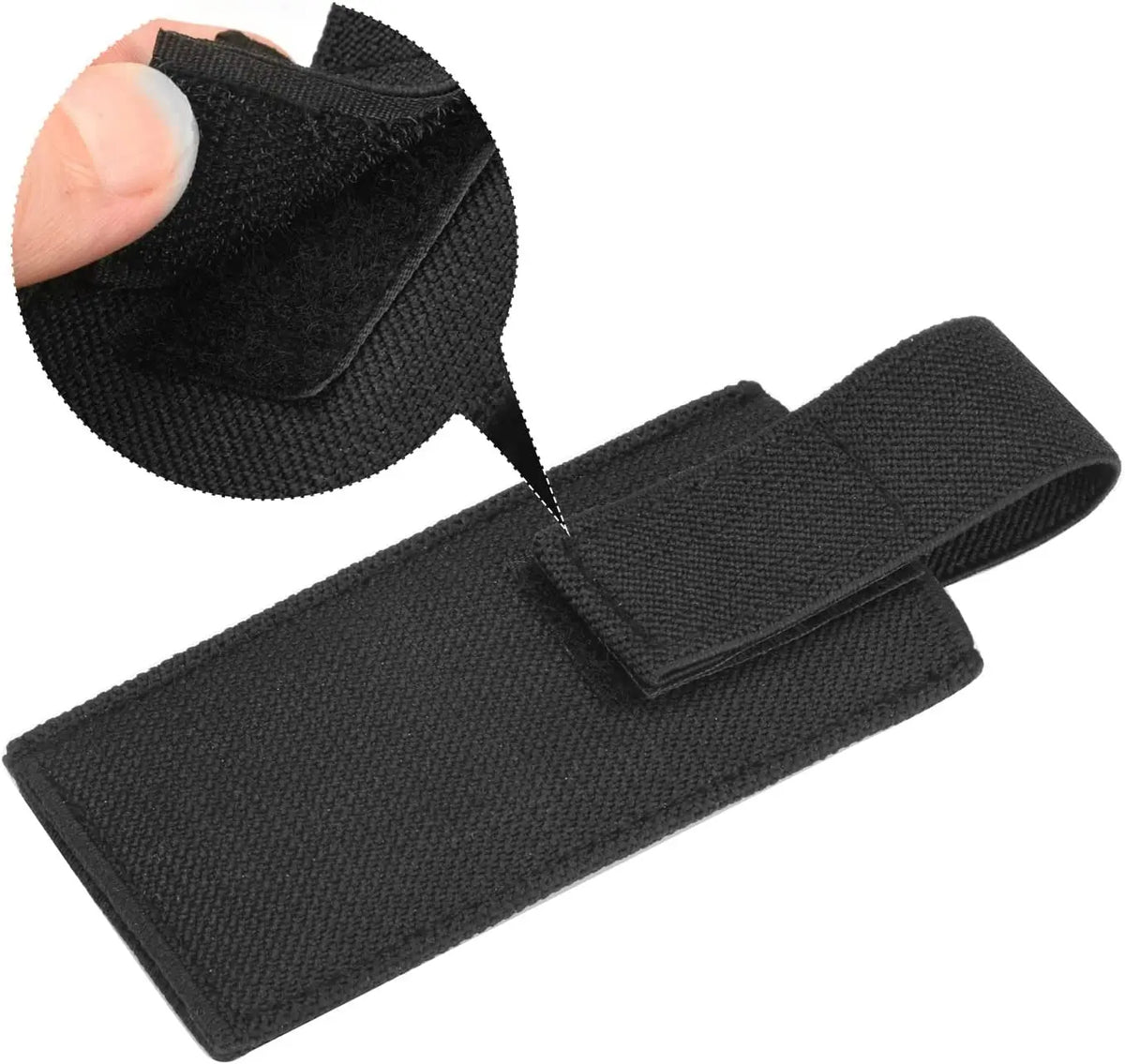 9mm Pistol Magazine Pouch Concealed Carrier Extra Single Pistol Magazine Carrier Horizontal Pouch with Safety Hook and Loop