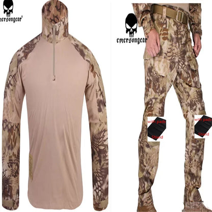 Tactical Bdu E3 Combat Uniform, Shirt and Pants, US BDU Set, Kryptek Highlander Suits, EM8594 + EM7047