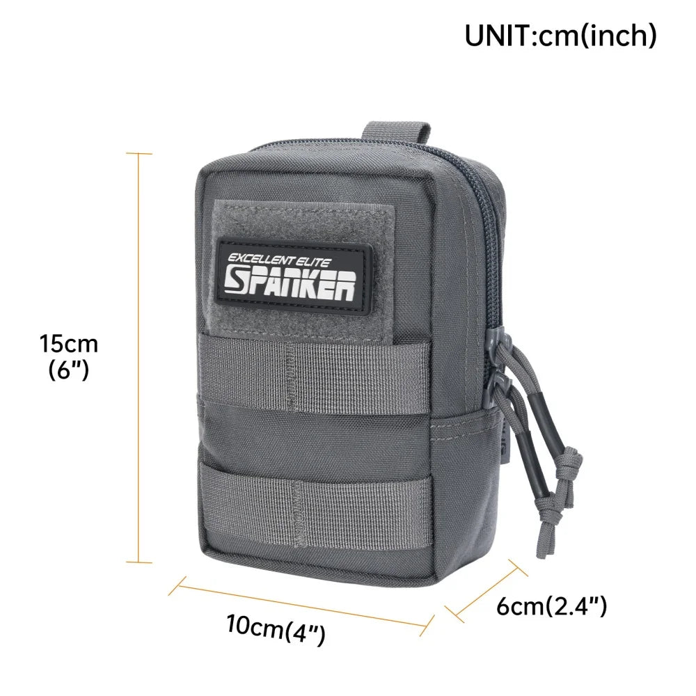 EXCELLENT ELITE SPAHKER Tactical Molle Pouch Waist Bag Outdoor EDC Tool Bag Backpack/Vest Accessories Pack Hunting Compact Bag