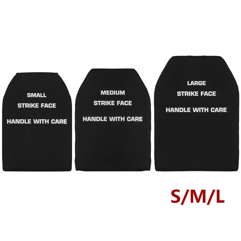2PCS Airsoft Tactical Vest Sponge Plate Paintball Hunting Vest Carrier Shock Protective Insert Plates Soft Portable Breathable