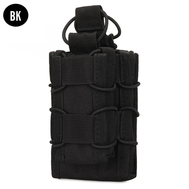 5.56 9mm Magazine Pouch AK AR M4 AR15 Double Magazine Bag Rifle Pitol Molle Mag Holster Pouch for Hunting CS Paintball