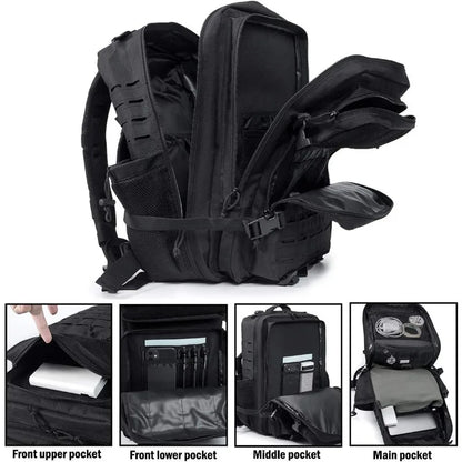20L/45L 1680D Nylon Waterproof Trekking Fishing Hunting Bag Backpack Outdoor Rucksacks Tactical Sports Camping Hiking