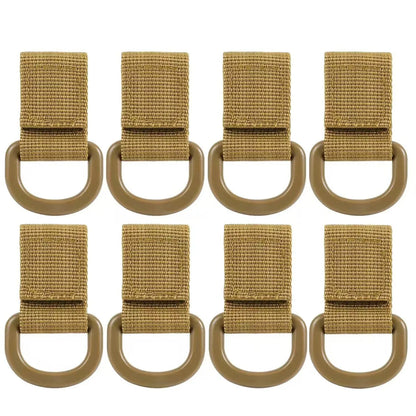 Tactical Hanging Hook Clip Clamp Buckle Nylon Webbing Molle Backpack Buckle Outdoor Hiking Climbing Accessories
