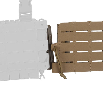 Tactical ARC Chest Rig Kit MOLLE System Placard V3 Front Flap Mag Pouch Installed On Vest with Quick Release Clasp Mount