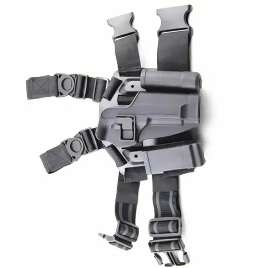 ##Tactical Gun Holster for Glock 17 19 USP 1911 M92 P226 Outdoor Hidden Leather Holster Real CS Gun Leg Holster Men CS Sport Gun