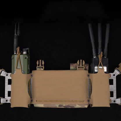 Multifuctional MK4 Chest Rig Expansion Chassis Vest Built-in MOLLE Radio MAG Pouch Expander Wing Hunting Airsoft Hanging Bag
