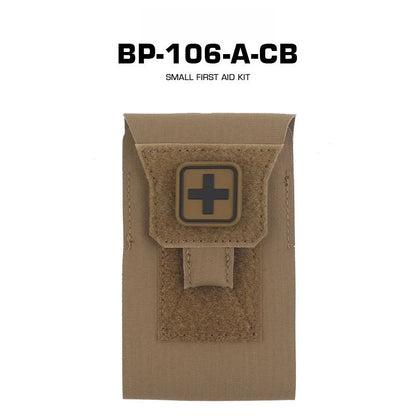 Small Trauma Pouch  Compact Empty EDC First Aid Storage Bag Portable Stop Bleeding Gear Organizer for Supplies & Surviva