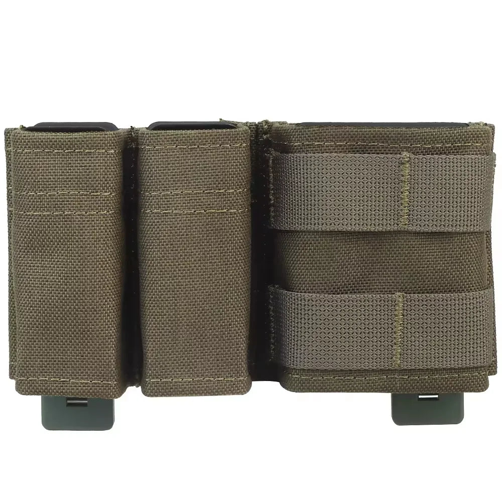 5.56mm Mag Pouch 9mm Mag Pouch Molle Tool Bag Short MAG Bag MOLLE M4 G17 AR15 Airsoft Belt Vest Gear Strap Maclice Clip