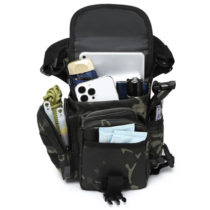 Outdoor Bag Waterproof Oxford Cloth Mountaineering Portable High Strength Durable Nylon Multifunctional Tactical Leg Bag