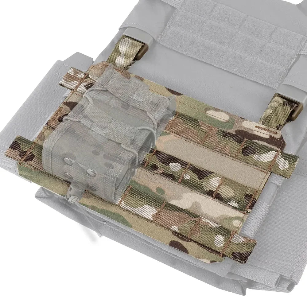 LV119 FCPC Chest Rig Flap Panel Expansion Tactical Vest Plate Carrier Front Flap Panel HS Style Thorax MOLLE Placard Chest Rig