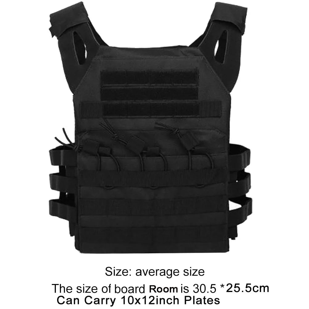 Tactical JPC Vest Adjustable Outdoor Body Armor Lightweight Molle Plate Carrier Hunting Combat Vests CS WarGame Jungle Equipment