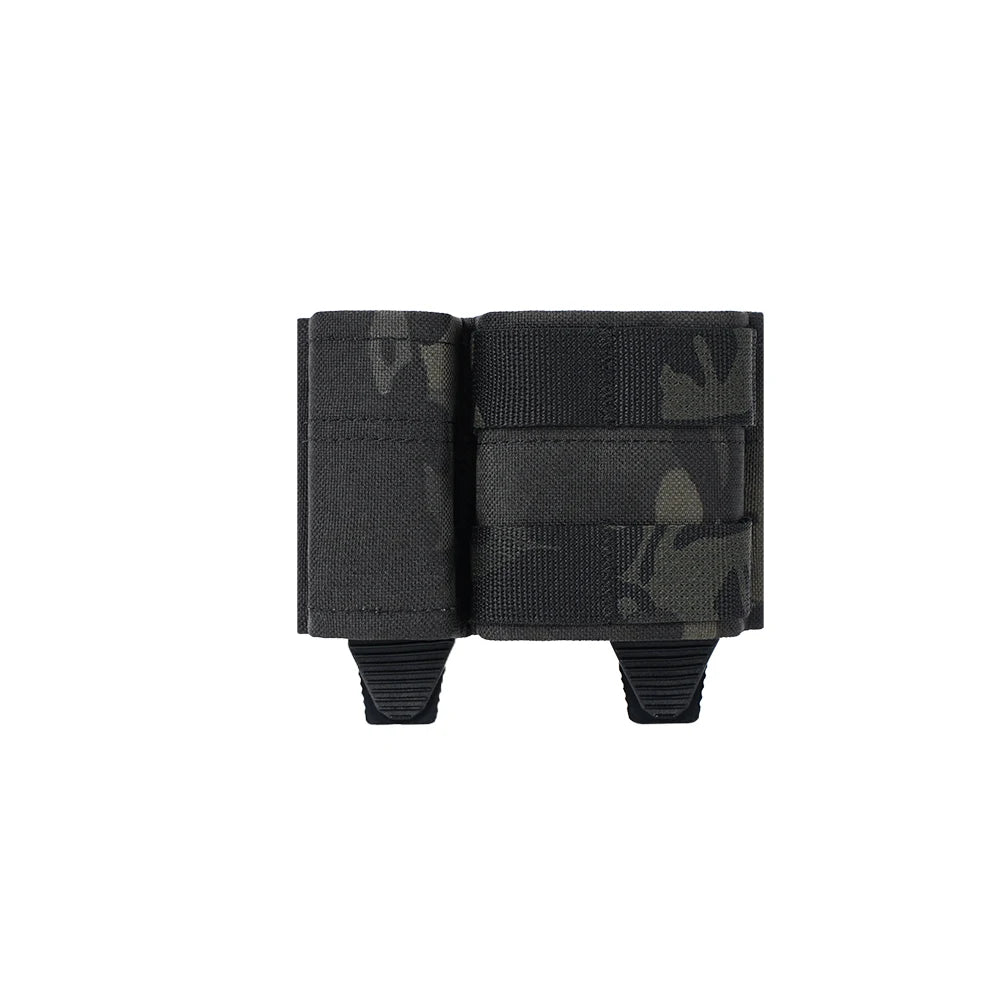 OPHIDIANTAC Tactical 5.56+9mm Hybrid Mag Pouch MOLLE Quick-Insert Magazine Bag with Pull-Tabs for AR15 M4 Airsoft Gear