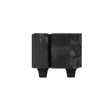 OPHIDIANTAC Tactical 5.56+9mm Hybrid Mag Pouch MOLLE Quick-Insert Magazine Bag with Pull-Tabs for AR15 M4 Airsoft Gear