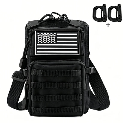 Multi functional portable carry on bag with 4 different carrying methods, large capacity outdoor waist bag