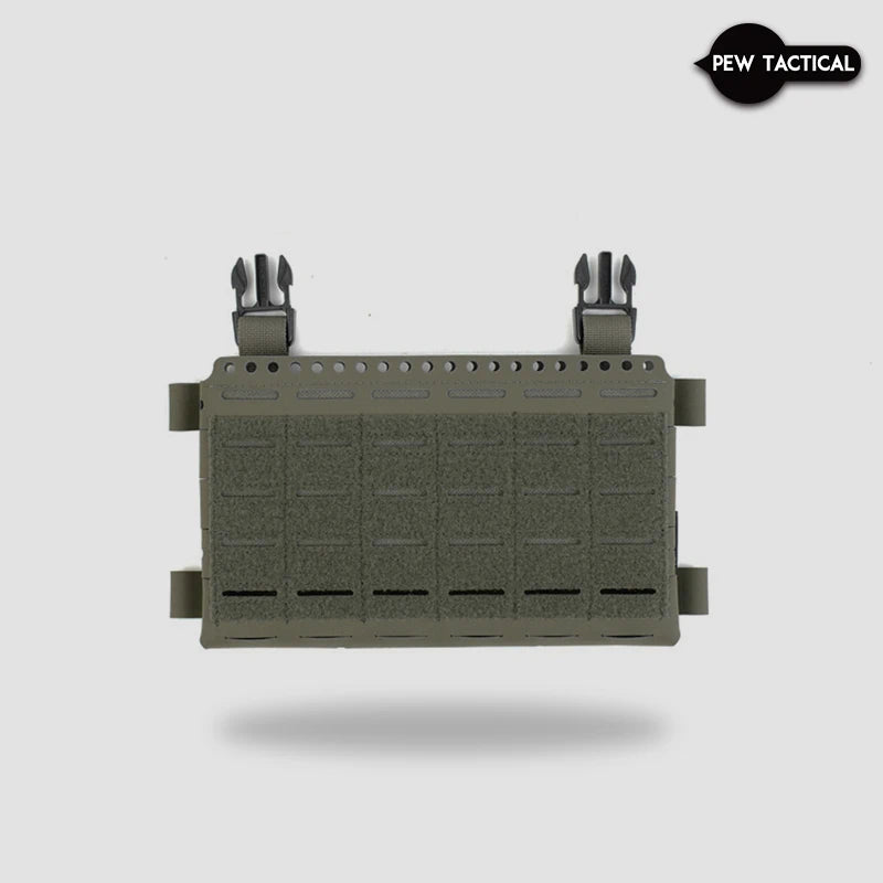 Pew Tactical SS MK5 Style Chest Rig Front Panel MOLLE Laser Cut Compatible with LV119 SPC JPC2.0 FCSK Plate Carrier Vest