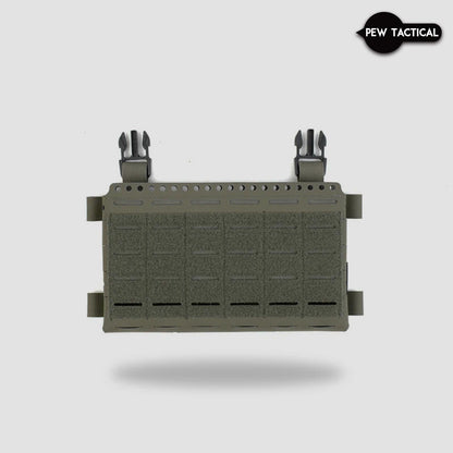 Pew Tactical SS MK5 Style Chest Rig Front Panel MOLLE Laser Cut Compatible with LV119 SPC JPC2.0 FCSK Plate Carrier Vest