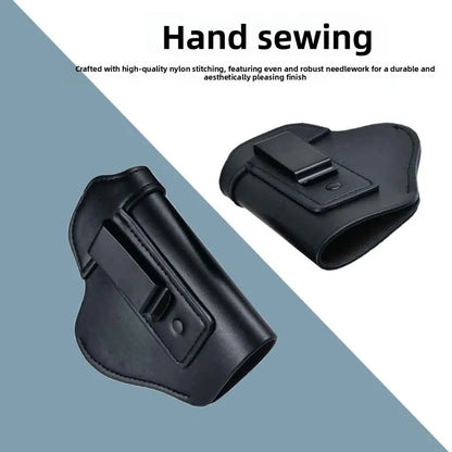 Tactical Quick Draw Holster Fit Glock G17 M92 Leather Waist Carry Conceal Holster Shooting Training Prop