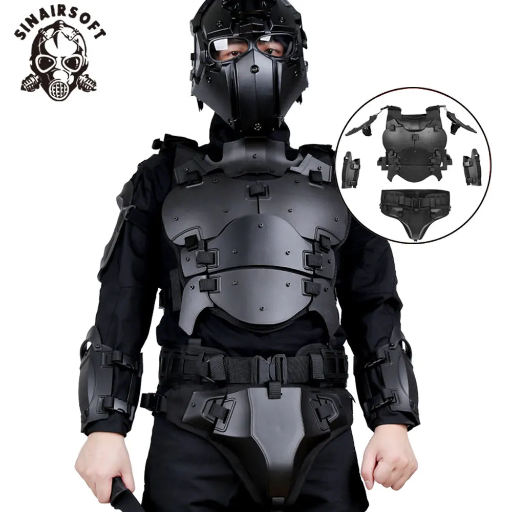 Tactical Armor Suit Deformation Protection Vest Adjustable Hunting Chest Protective Equipment Paintball Shooting CS Wargame Vest