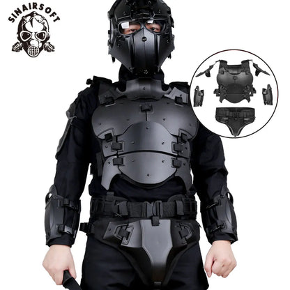 Tactical Armor Suit Deformation Protection Vest Adjustable Hunting Chest Protective Equipment Paintball Shooting CS Wargame Vest