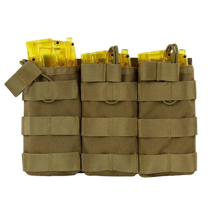 Tactical Single/Dual/Triple/Six Magazine Bag Molle Mag Pouch for Airsoft Ammunition 5.56mm M4 AR15 AK Assault Rifle Hunting