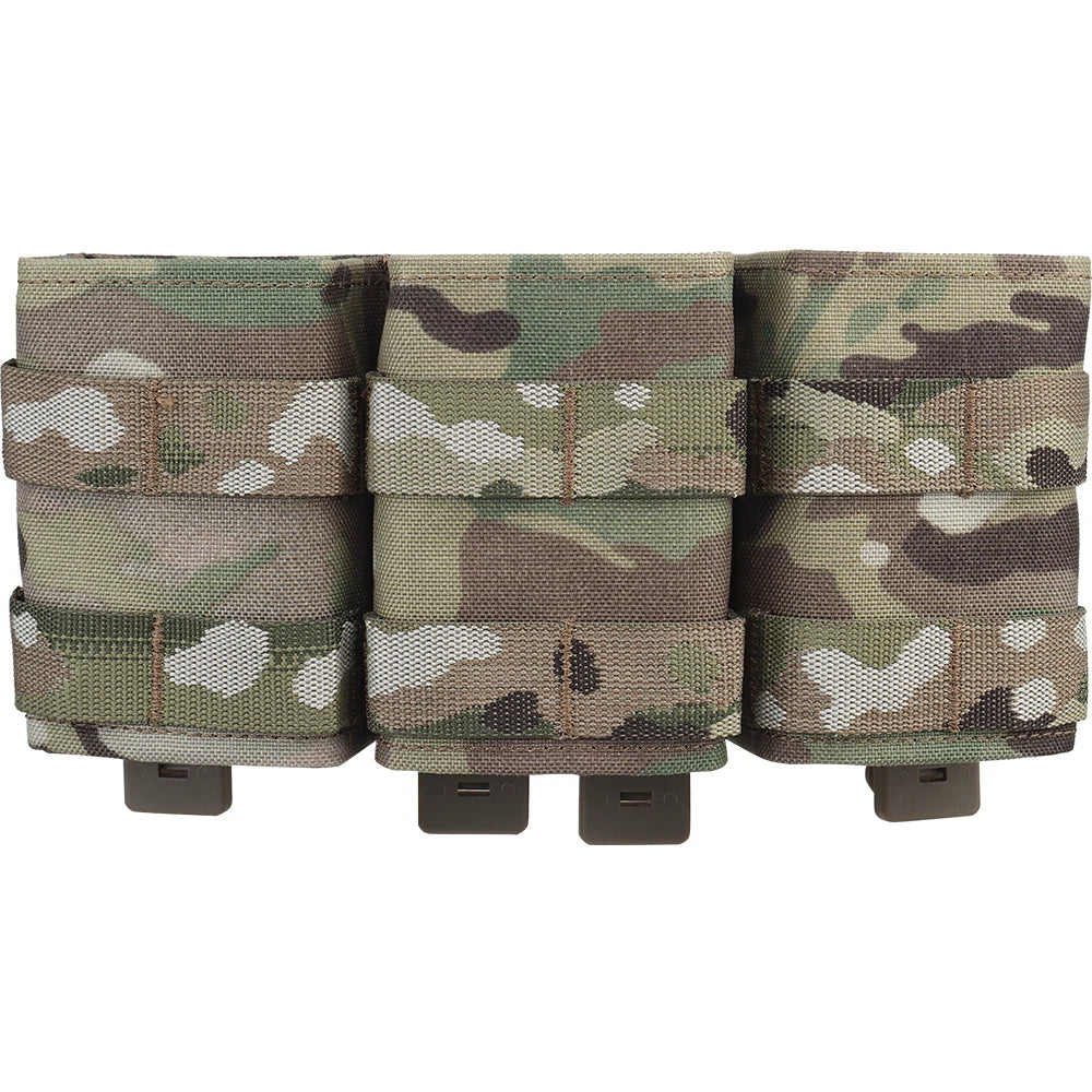 Tactical Molle 7.62 Triple Magazine Pouch Medium Open Top KYWI Kydex Wedge Insert Mag Pouch Holder Hunting Accessories