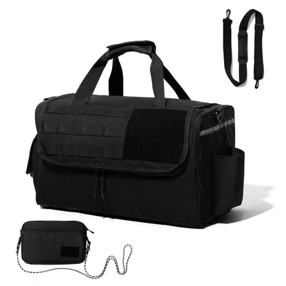 Range Bag Outdoor Hunting Training Shooting Tactical Handgun Bag Waterproof Shoulder Bag Car Wokring Organizer Patrol Bag