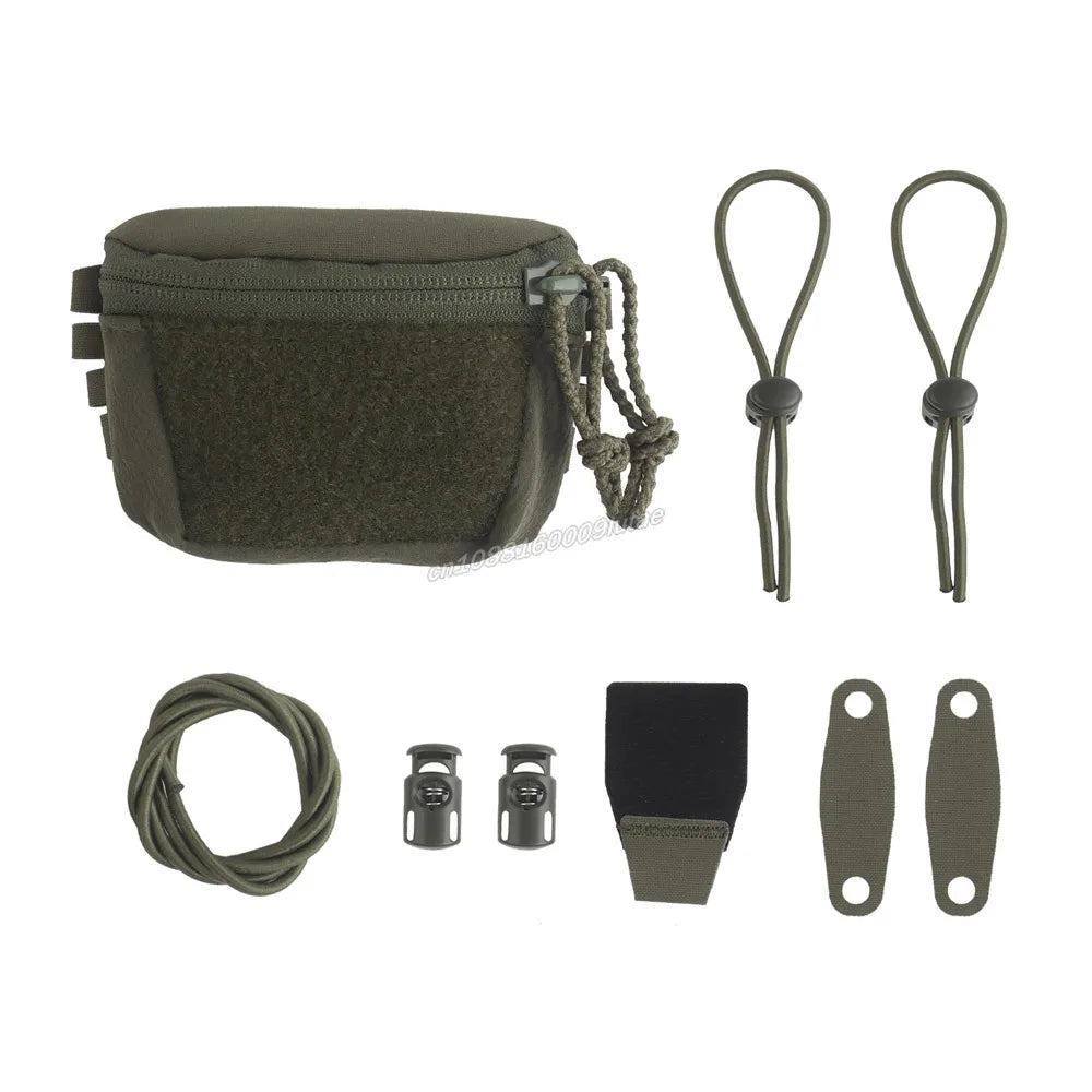 Tactical SC Helmet Battery Pouch Balance Retention Anchoring Integrated Node Pocket New Universal Rear Battery Storage Case Bag