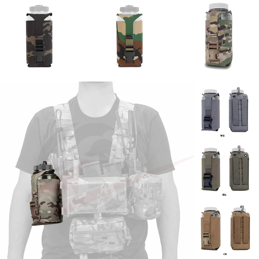 Type SS Tactical Molle Kettle Bag Water Bottle Pouch Bag Suitable for Nalgene 32 oz
