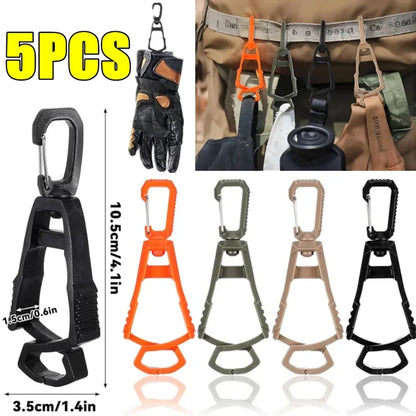 1-5PCS Protective Gloves Clip Hanger Multi-purpose Safety Work Gloves Holder Anti-drop Glove Belt Clamp for Worker Construction