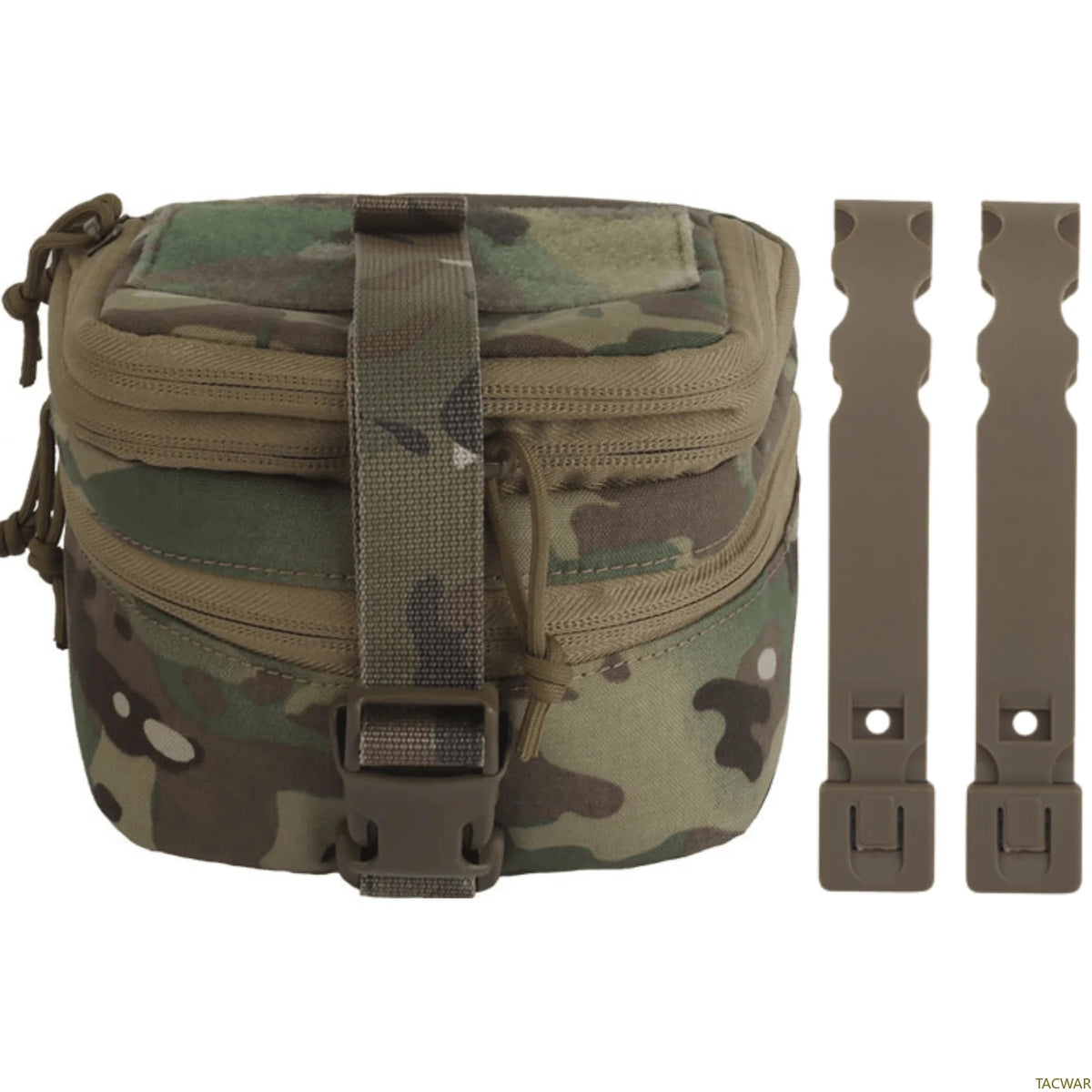 Tactical NVG Pouch for PVS-7/14/15/18/23/31/22/24/26,Airsoft Hunting MOLLE Padded Expandable Binocular Night Vision Carry Case