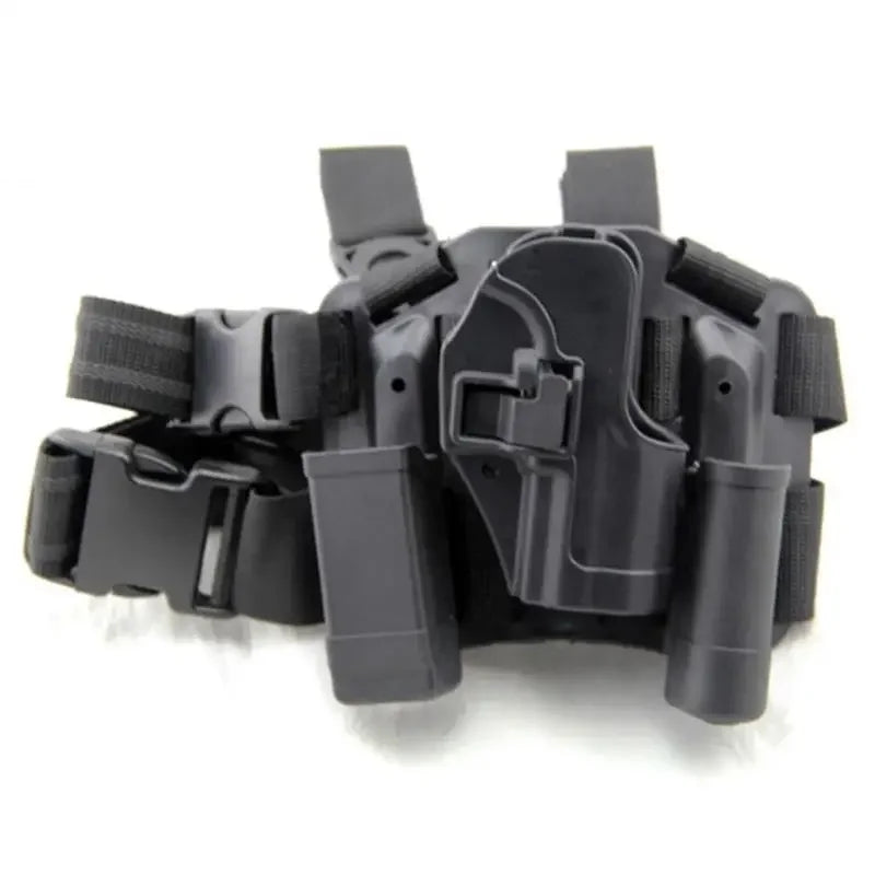 Tactical Gun Holster for Glock 17 19 USP 1911 M92 P226 Outdoor Hidden Leather Holster Real CS Gun Leg Holster Men CS Sport Gun