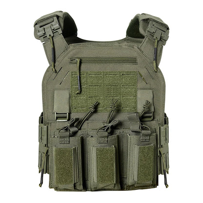 Wear-resistant Quick-Release Laser-Cut MOLLE System Outdoor Hunting Training Tactical Vest Made of Nylon Material
