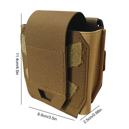 Grenade Pouch Small Hunting Accessories Single Flashbang Pouch Compact Stretch Bag for Outdoor Activities