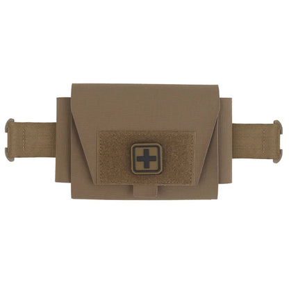 Compact Camo MOLLE First Aid Kit Quick Detach Pull Handle Lightweight Emergency Medical Pouch for Outdoor Survival Essentials