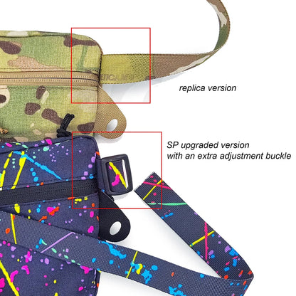 Outdoor SS Style the Big Fanny SACK Adjustable Tactical Fanny Pack Waist Bag Pouch Crossbody Bag Travel MC SP Version