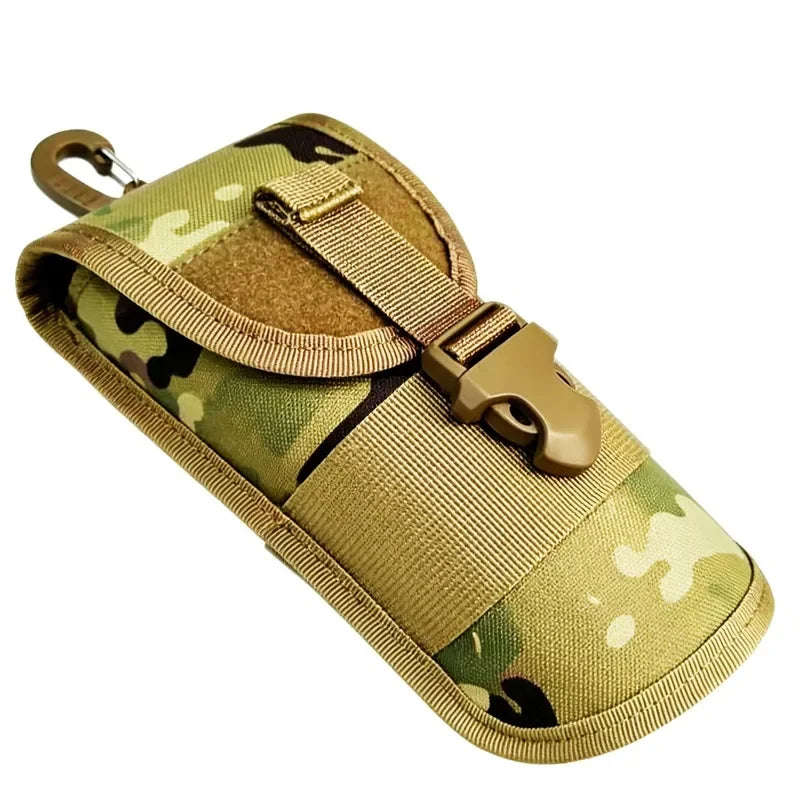 Outdoor Hard Shell Sunglasses Pouch EDC Molle Glasses Pack Utility Hiking Hunting Accessories Thicken Sunglasses Case