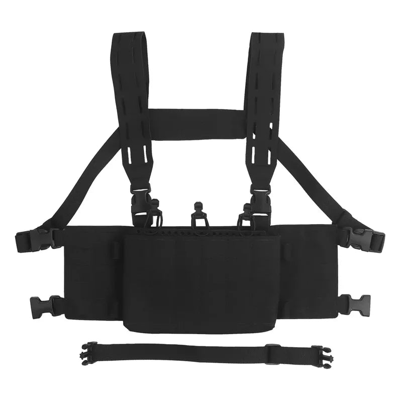 Tactical Triple 5.56 Magazine Storage Pouch Modular MOLLE Chest Rig Fit Plate Carrier Vest For Outdoor Airsoft Hunting Shooting