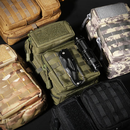 Tactical Multifunction Pack Outdoor Travel Pouch Molle Hip Waist EDC Phone Holder Bags Camping Hiking Hunting Fanny Bag