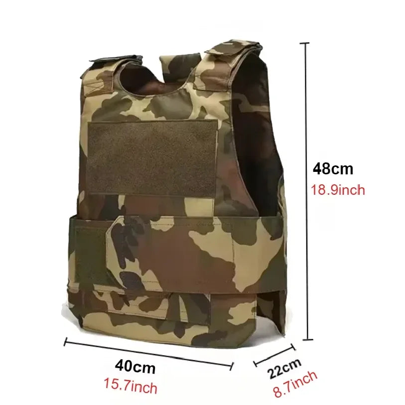 Tactical Vest Multi Functional Armor Tactical Carrier Vest CP Camo 800D Tactical Airsoft Vest Outdoor Climb Hunting Vests