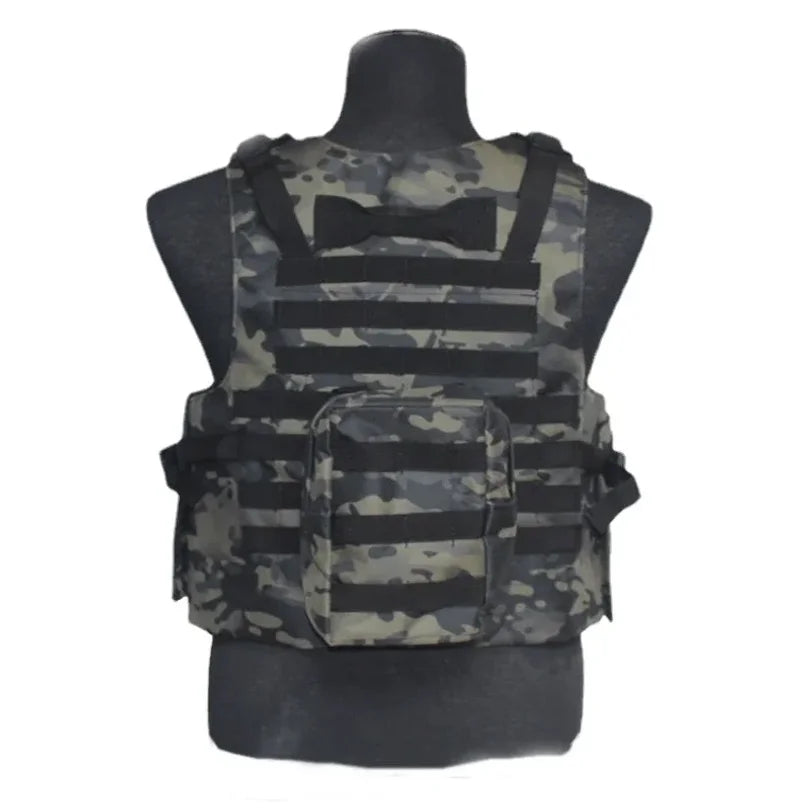 Tactical Vest Fluorescence Molle Vests Equipment Outdoor Clothing CS Sports Hunting Camouflage Vest Tactics Waistcoat Wholesale