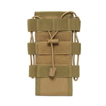 Tactical Molle Radio Walkie Talkie Pouch Outdoor Portable Radio Interphone Holster Carry Bag Adjustable Universal Radio Holder