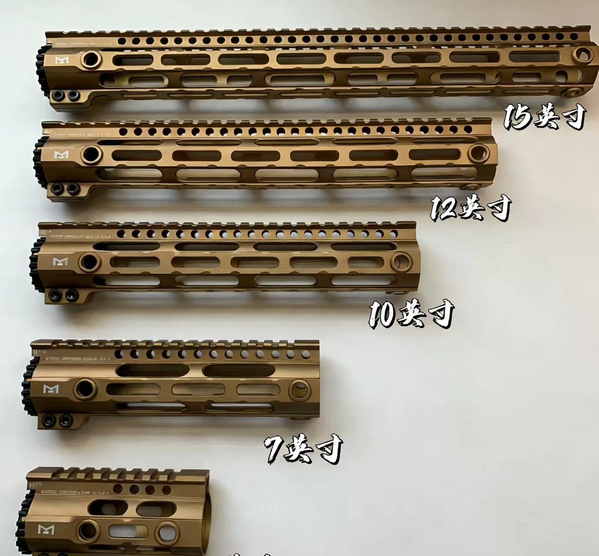 ###2026 Hot Aluminum 10Inch Rifle M-Lok Handguard Rifle Scope Mount with Steel Nut Airguns Airsoft