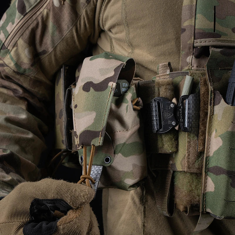 Tactical Multifunction Pouch Ferro Style Banger Pocket Outdoor Hunting Radio Holder Airsoft Magazine Adjustable MOLLE Belt Gear