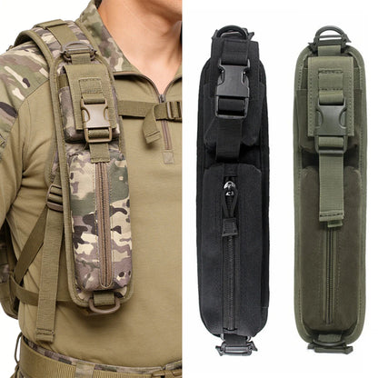 Backpack Shoulder Strap Bag Sundries Pouch Molle Flashlight Pouch EDC Tool Bag Outdoor Hunting Camping Accessories