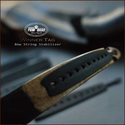Recurve Bow Limb Dampeners for Hunting - Kangaroo Leather Limb Dampeners to Reduce Noise & Vibration (Pair)