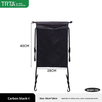 Backpack Expansion Bag Outdoor Backpack Mesh Pouch Wet‑dry Separation Organizer Hiking Camping Travel Shoes Clothes Gear Carrier