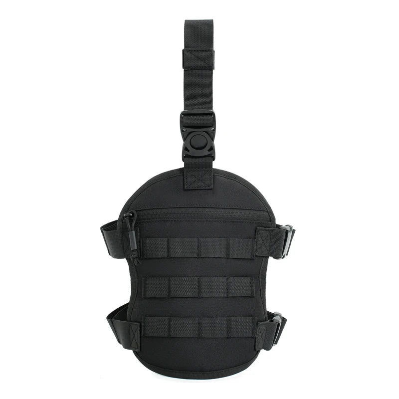 Tactical Drop Leg Platform Bag Adjustable MOLLE Thigh Rig Holster Pouch Outdoor Hunting Combat Leg Panel Utility Carry Pack