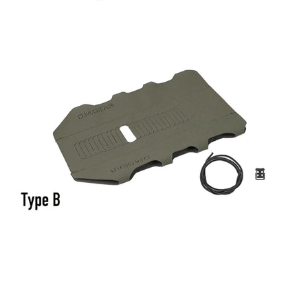 DMGear Tactical Gun Rail Cover Rail Wrap Heavy Heat Shield Gear Wrap Hand Protective Fit Quad/ One Rails 500D Nylon