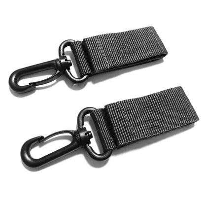 2PCS Climbing Accessory Outdoor Carabiner Strength Tactical Backpack Key Hook Webbing Buckle Hanging System Belt Buckle Hanging