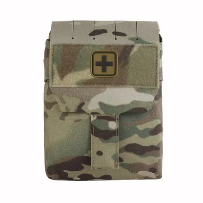 Molle bag for trauma first aid, suitable for car home travel, hiking and camping, emergency life-saving equipment